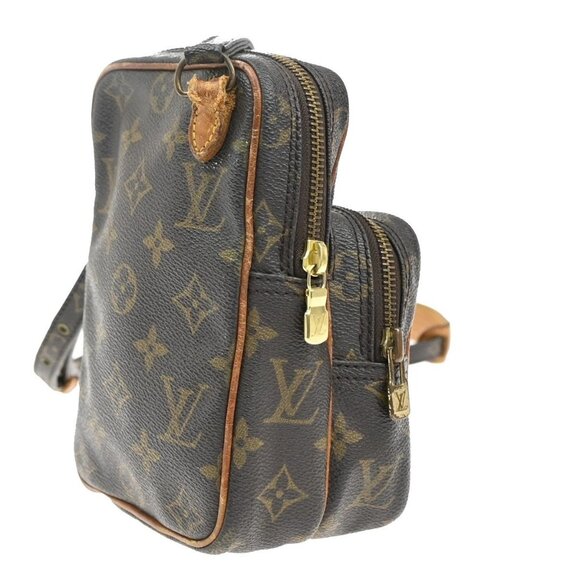 LOUIS VUITTON Mini Amazon Shoulder Bag Monogram Leather Brown - Picture 4 of 15